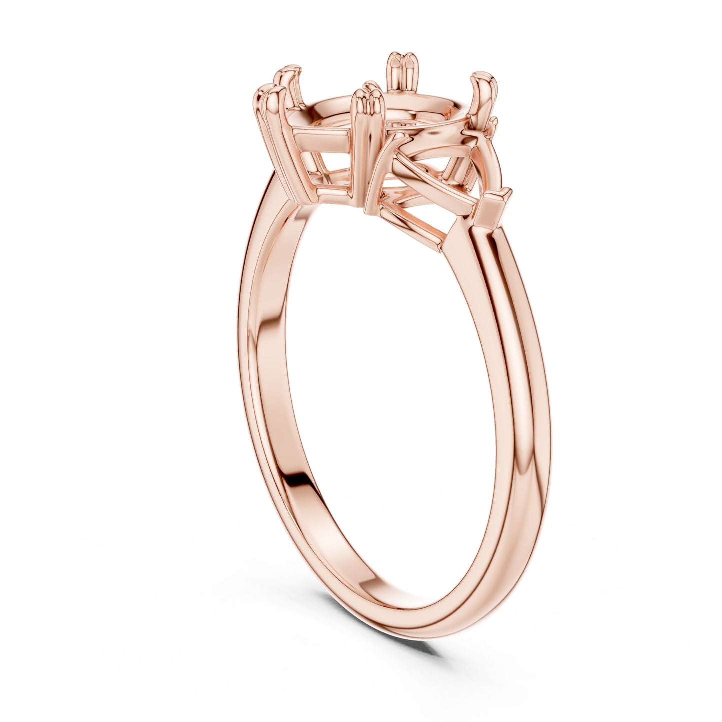 Pear Lab Grown Diamond Three-Stone Engagement Ring