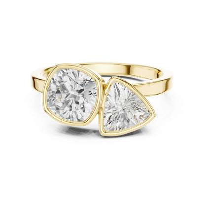 Women's Pear Lab Grown Diamond Three-Stone Ring