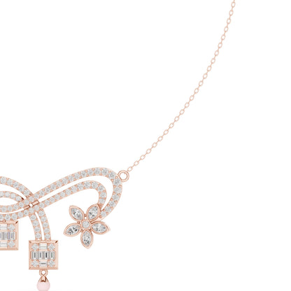 Pear Lab Grown Diamond Vintage Pendant