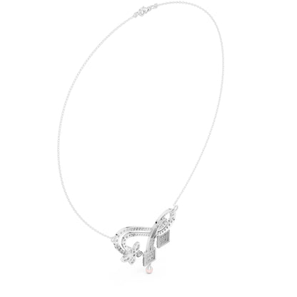 Pear Lab Grown Diamond Vintage Pendant
