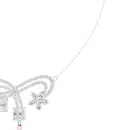 Pear Lab Grown Diamond Vintage Pendant