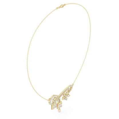 Pear Lab Grown Diamond Vintage Pendant