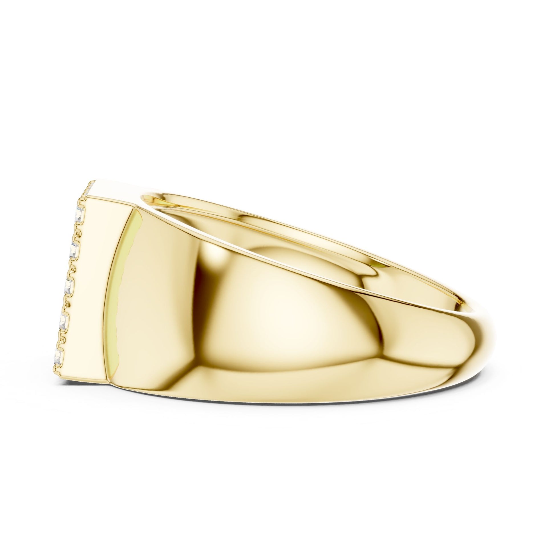Men's Princess Lab Grown Diamond Cluster Ring