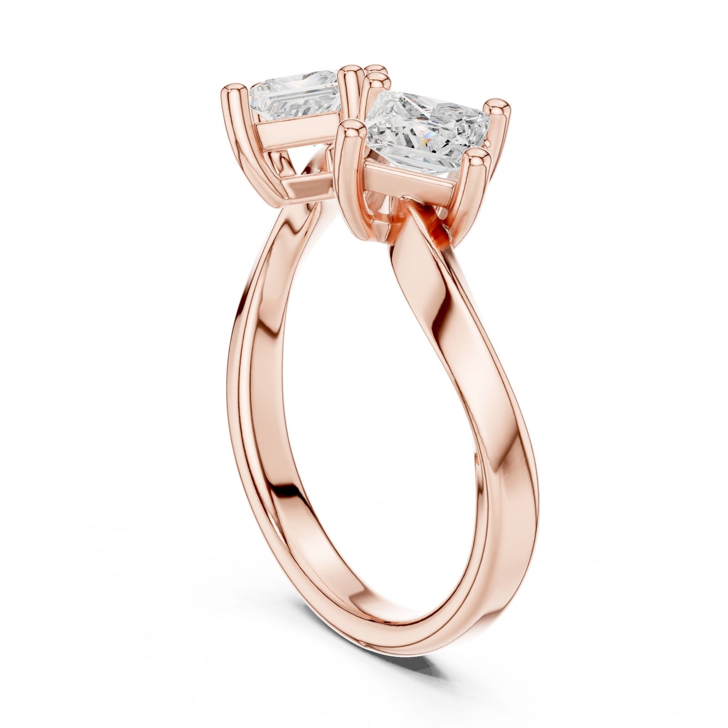 Princess Lab Grown Diamond Solitaire Engagement Ring