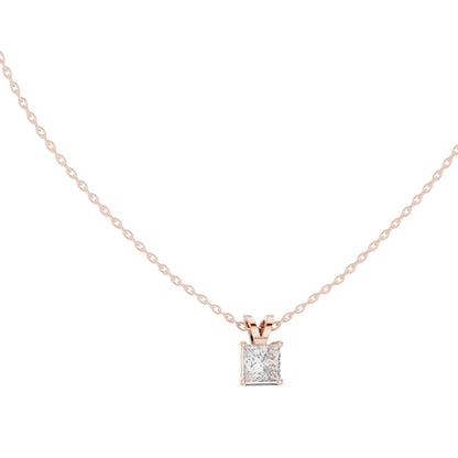 Princess Lab Grown Diamond Pendant