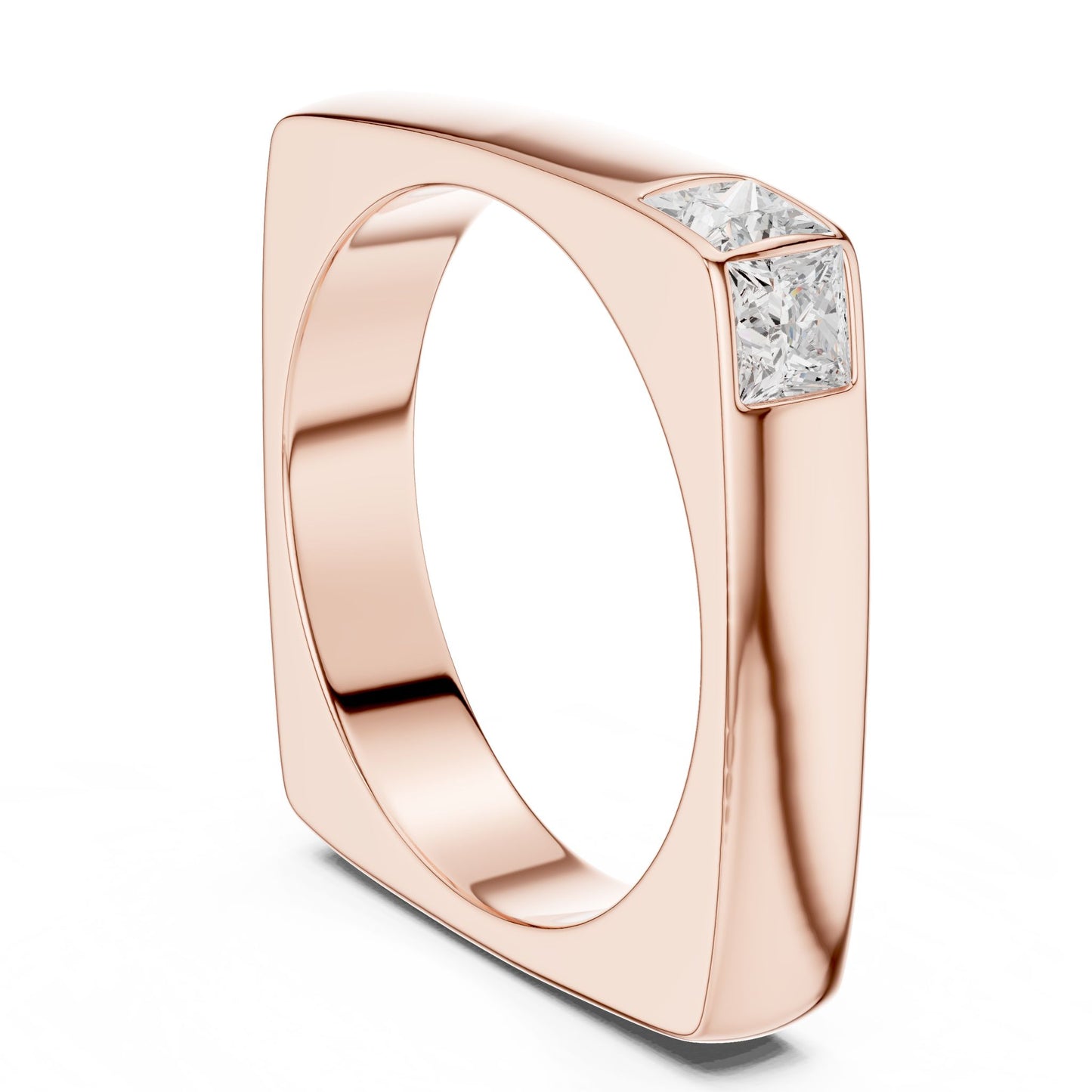 Men's Princess Lab Grown Diamond Ring
