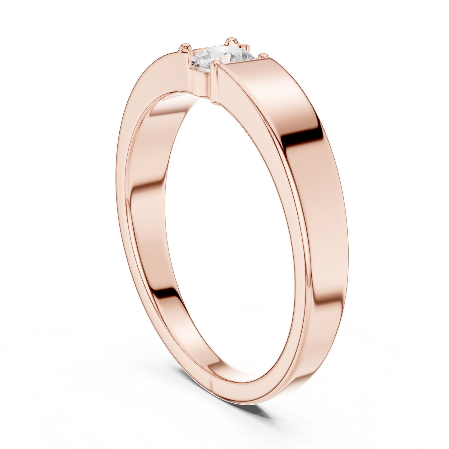 Men's Princess Lab Grown Diamond Ring