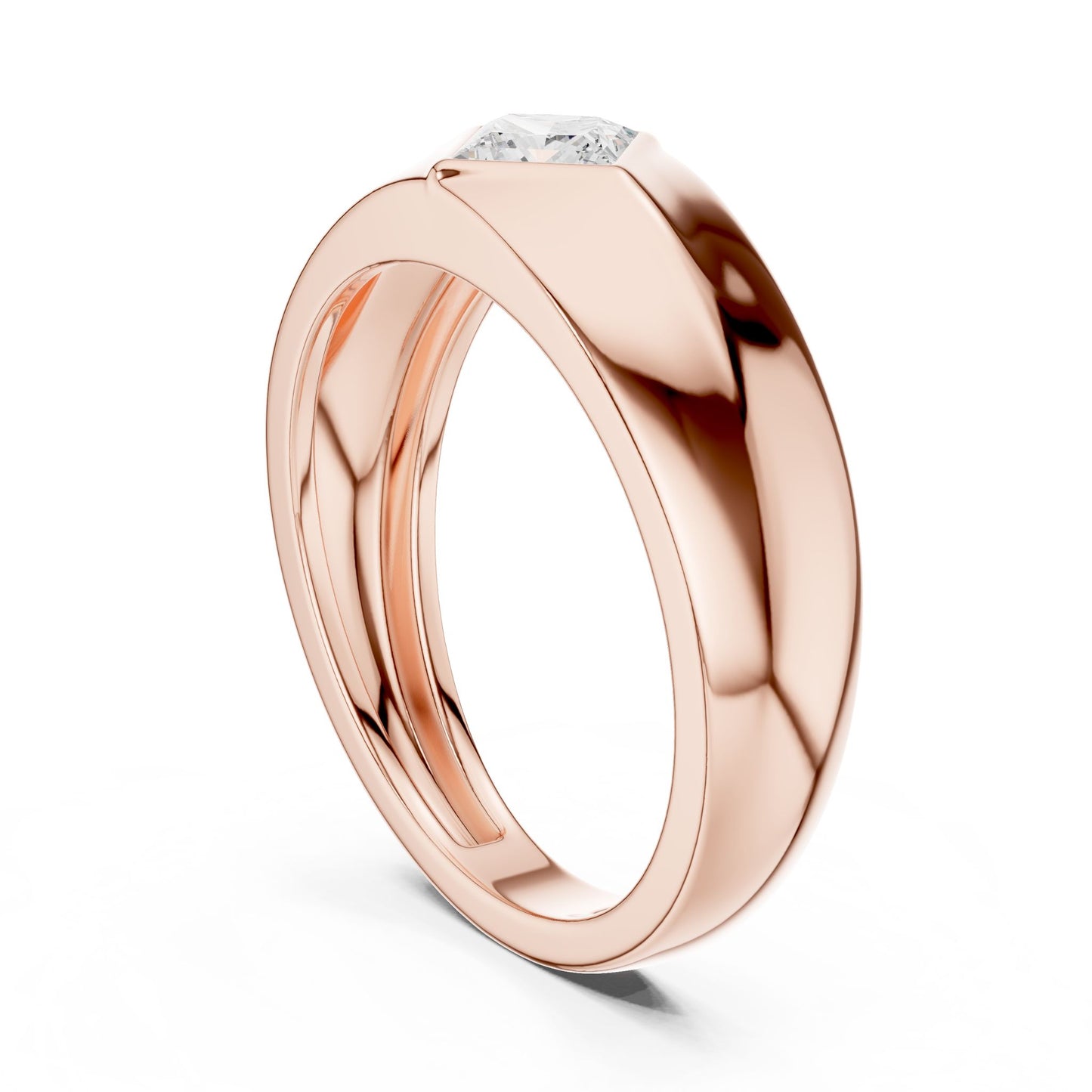 Men's Princess Lab Grown Diamond Ring