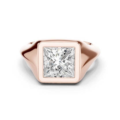 Princess Lab Grown Diamond Solitaire Engagement Ring