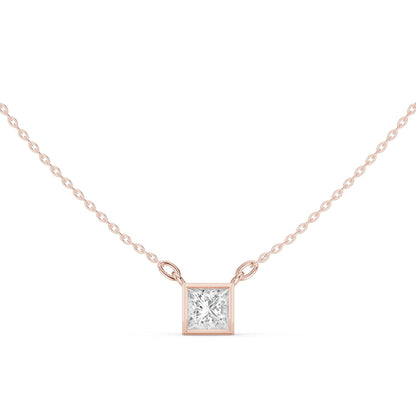 Princess Lab Grown Diamond Pendant