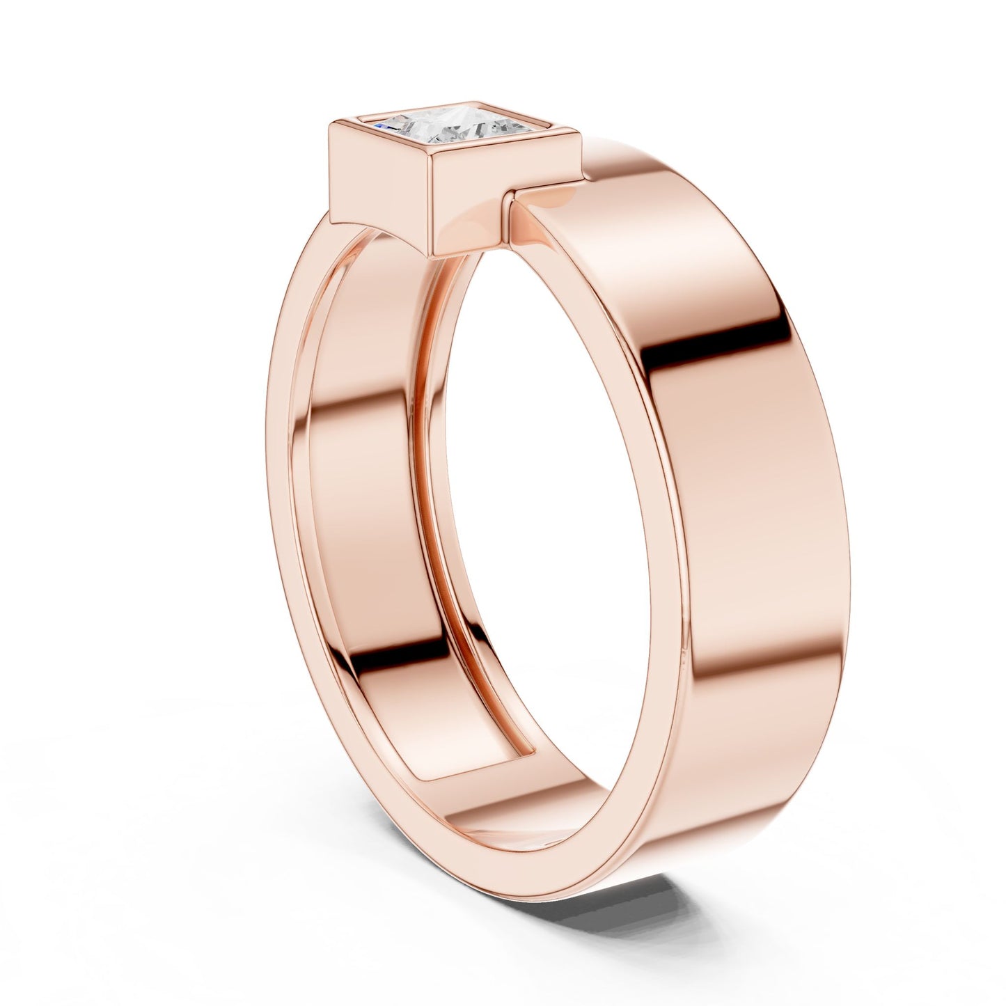 Men's Princess Lab Grown Diamond Ring