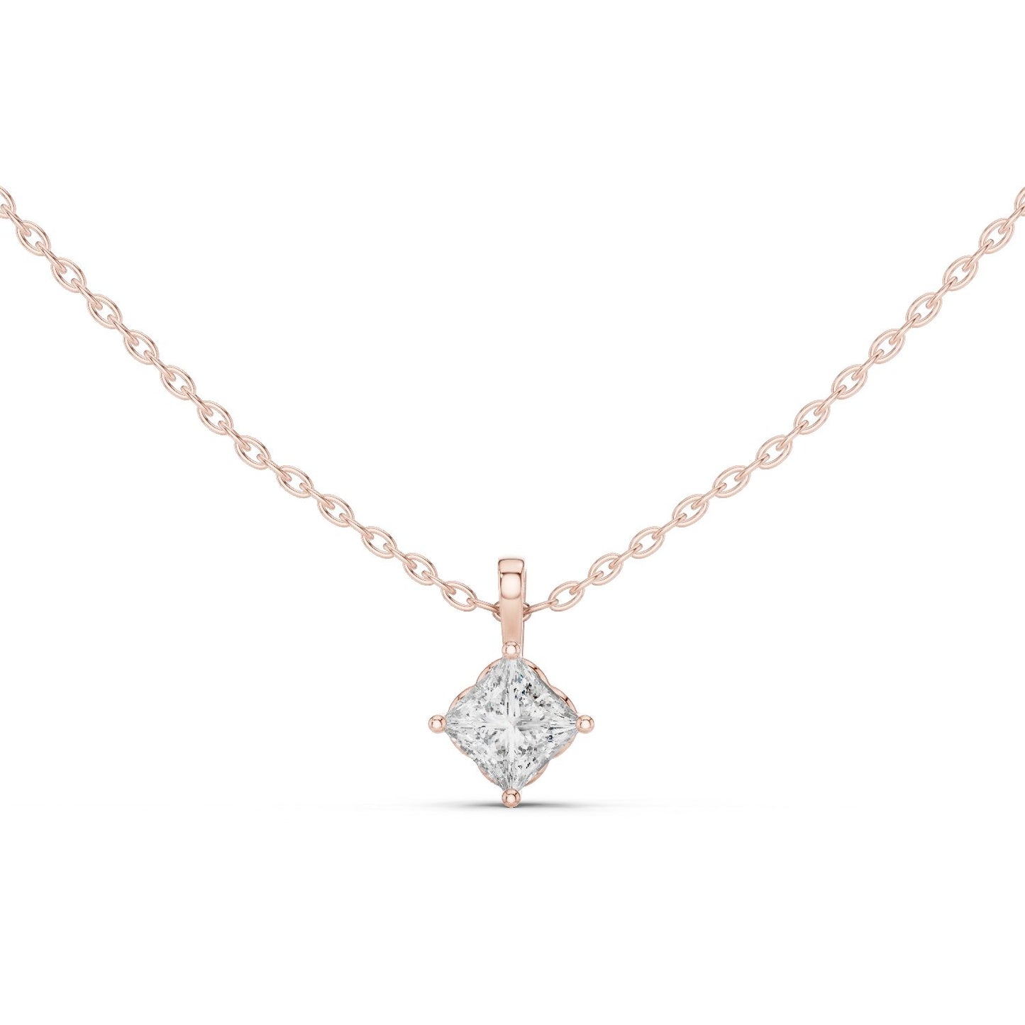 Princess Lab Grown Diamond Pendant