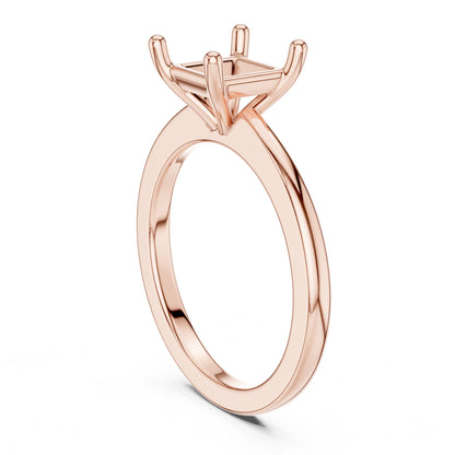 Princess Lab Grown Diamond Solitaire Engagement Ring