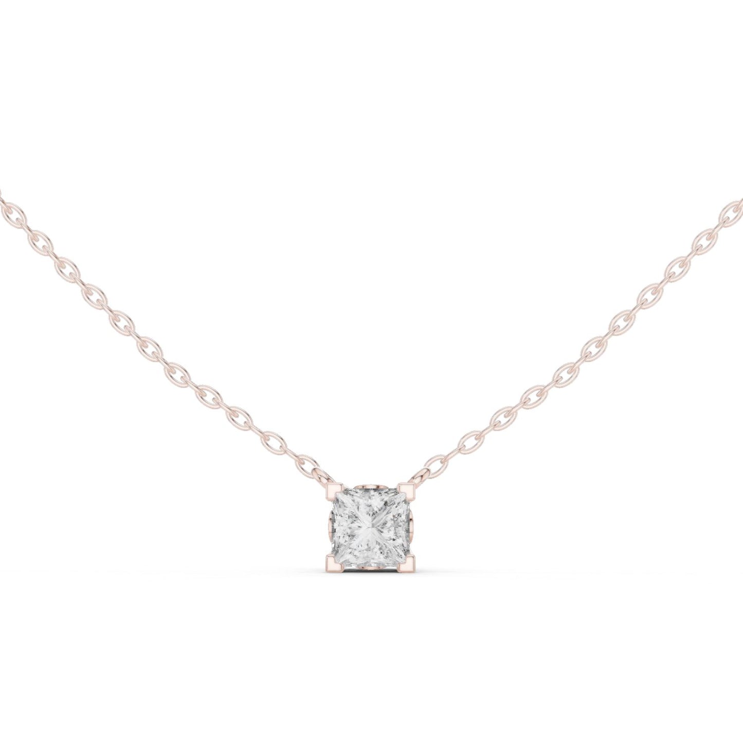 Princess Lab Grown Diamond Pendant