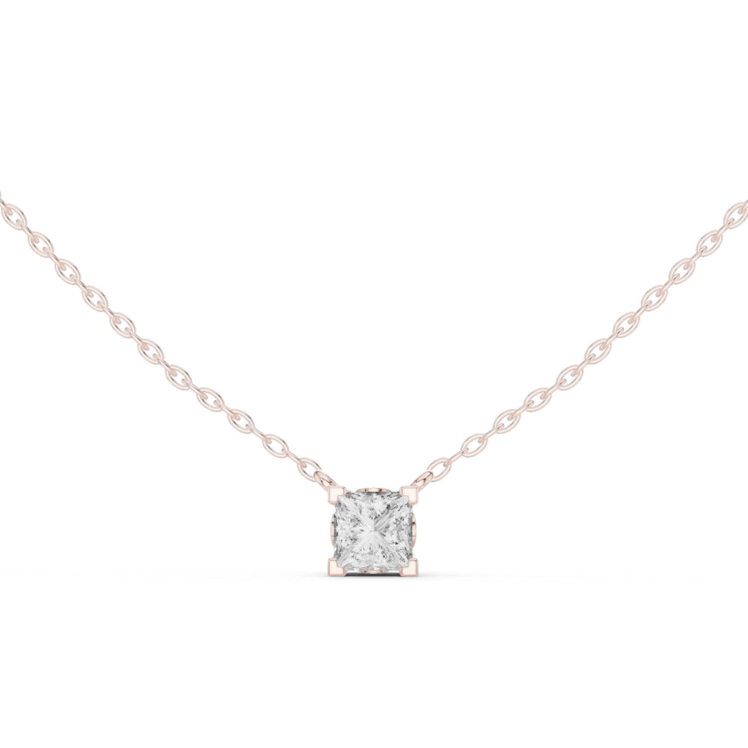 Princess Lab Grown Diamond Pendant