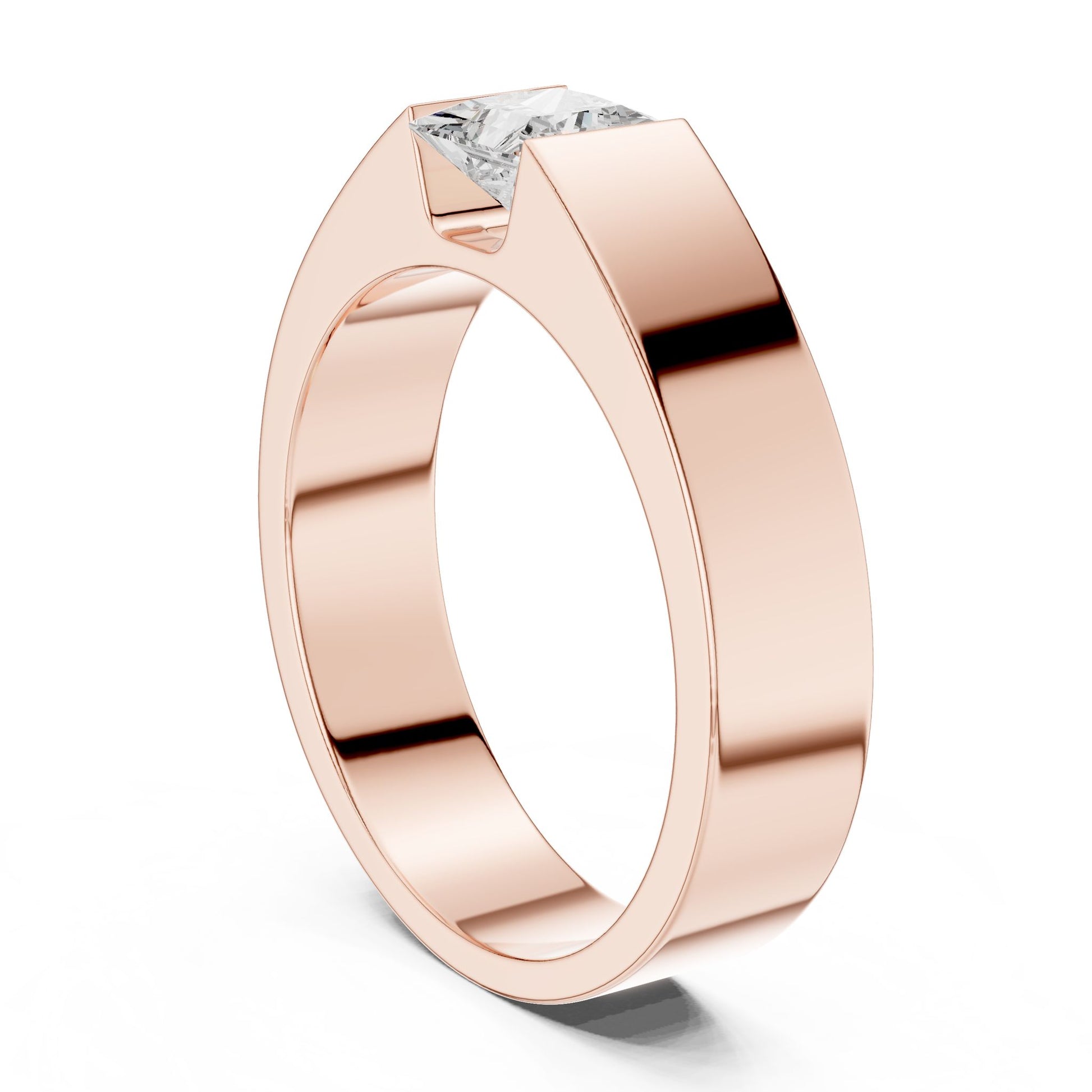 Men's Princess Lab Grown Diamond Ring