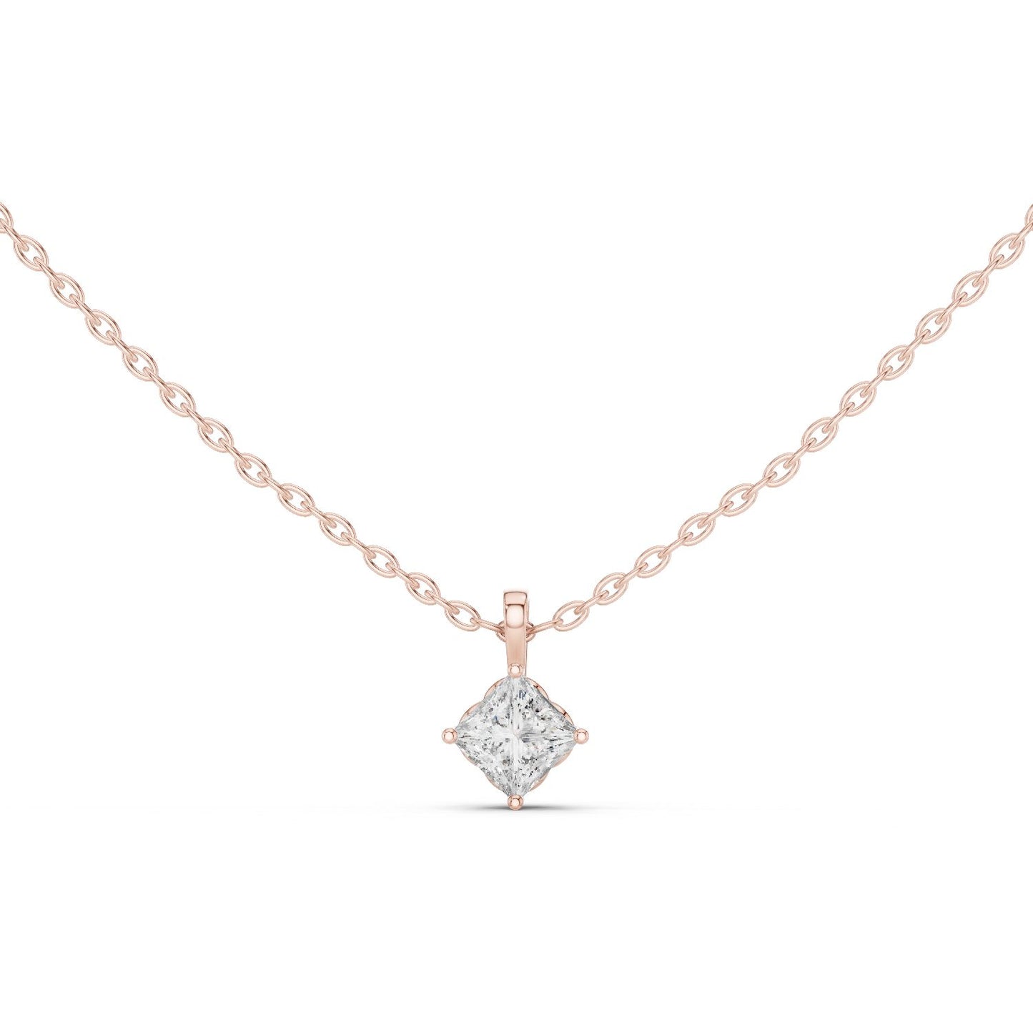Princess Lab Grown Diamond Pendant