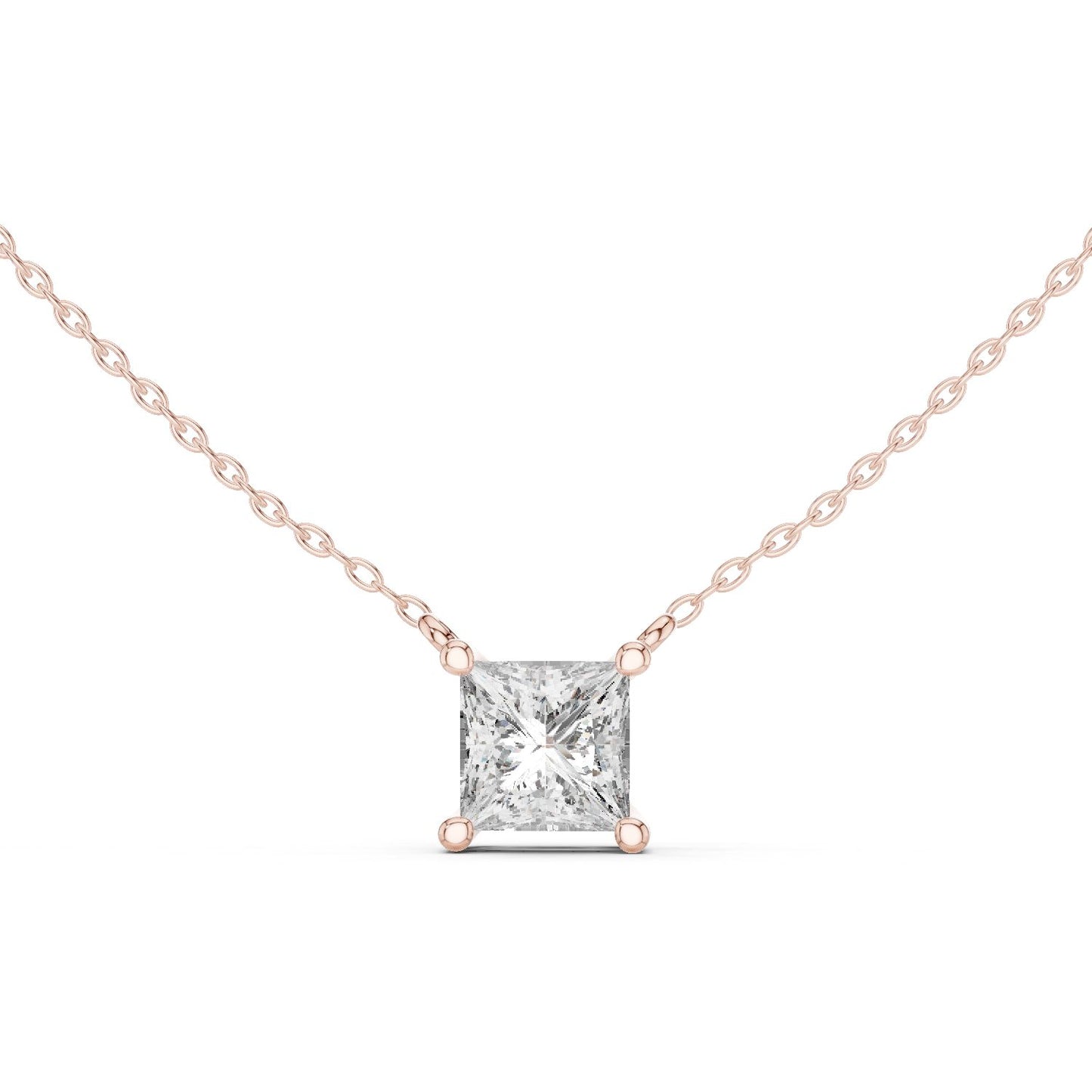 Princess Lab Grown Diamond Pendant