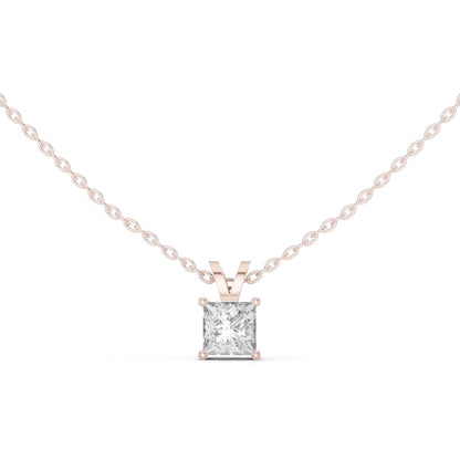 Princess Lab Grown Diamond Pendant
