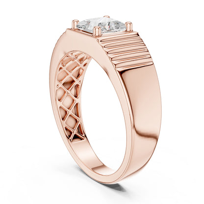Men's Princess Lab Grown Diamond Ring
