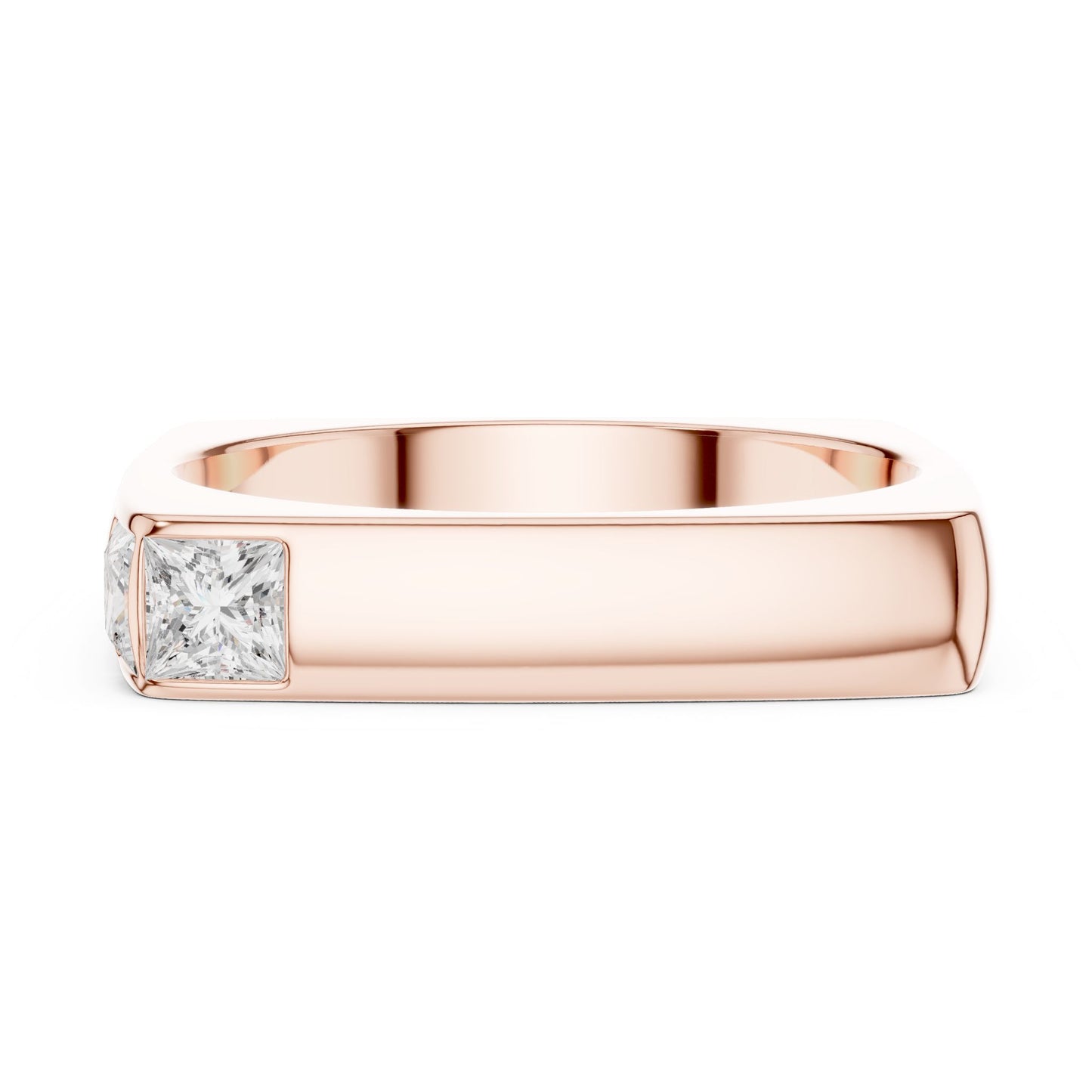 Men's Princess Lab Grown Diamond Ring