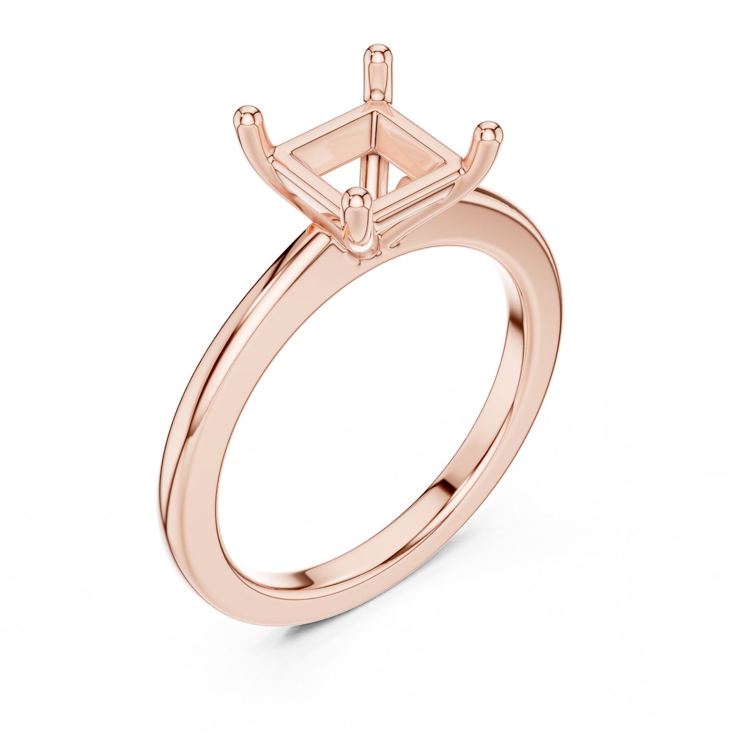 Princess Lab Grown Diamond Solitaire Engagement Ring