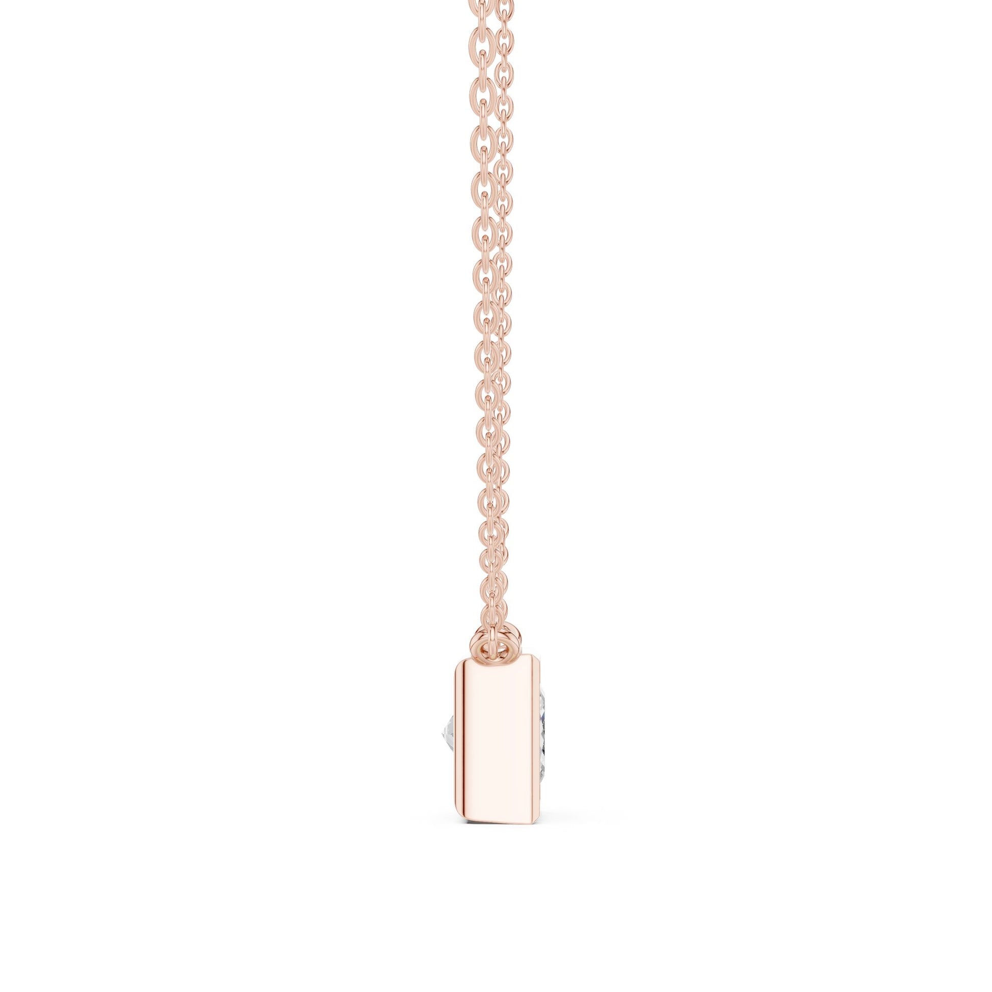 Princess Lab Grown Diamond Pendant