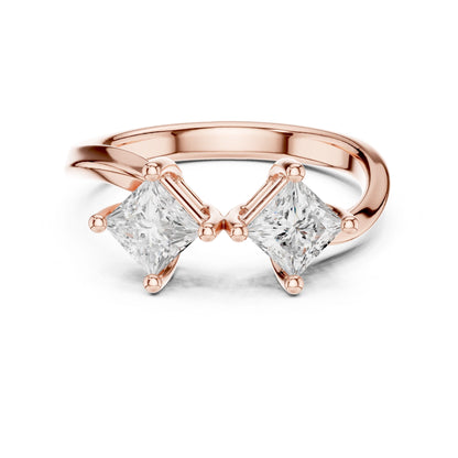 Princess Lab Grown Diamond Solitaire Engagement Ring