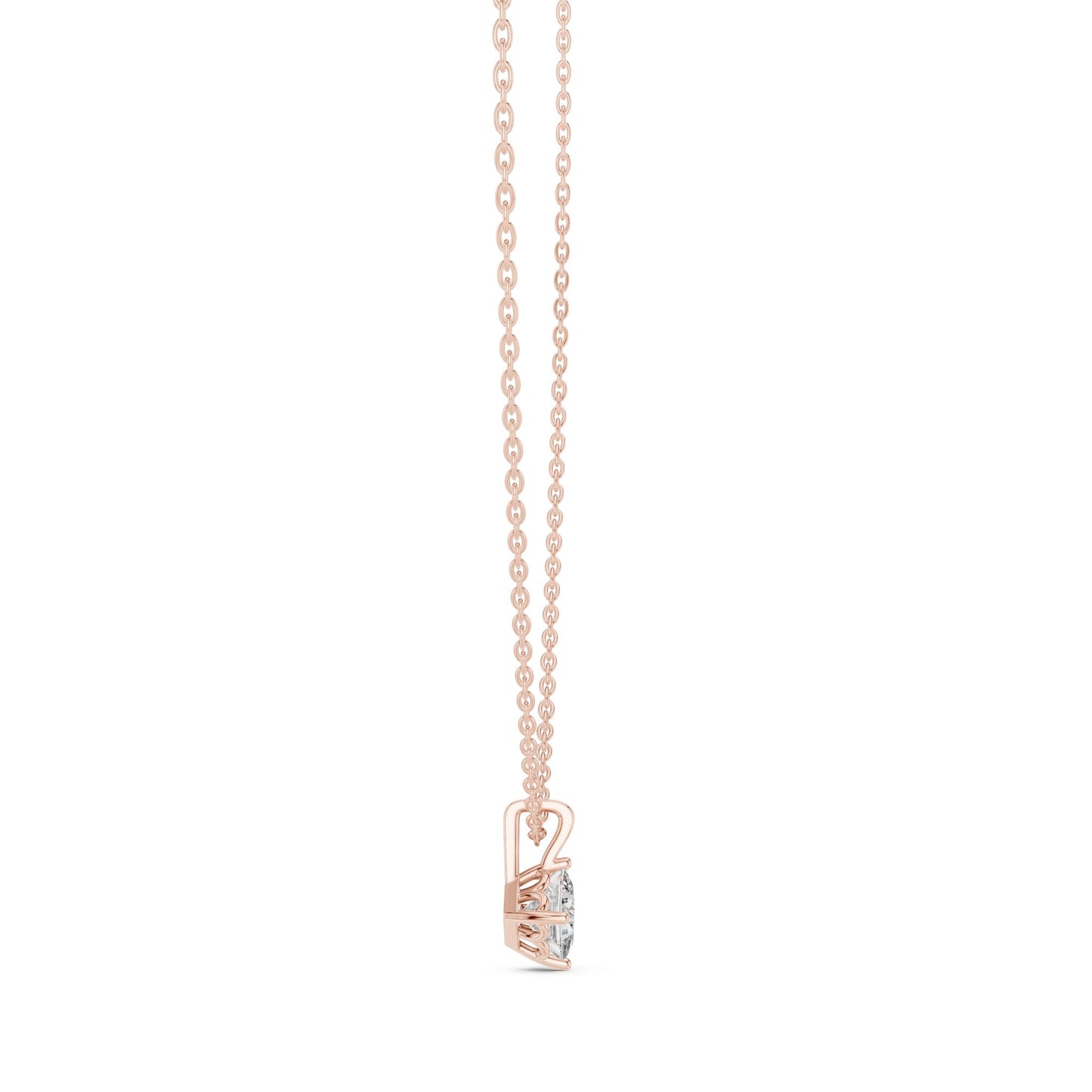 Princess Lab Grown Diamond Pendant