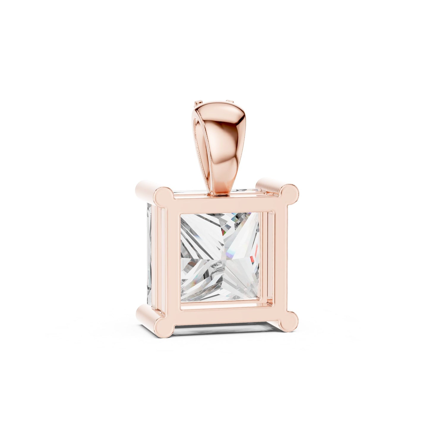 Princess Lab Grown Diamond Pendant