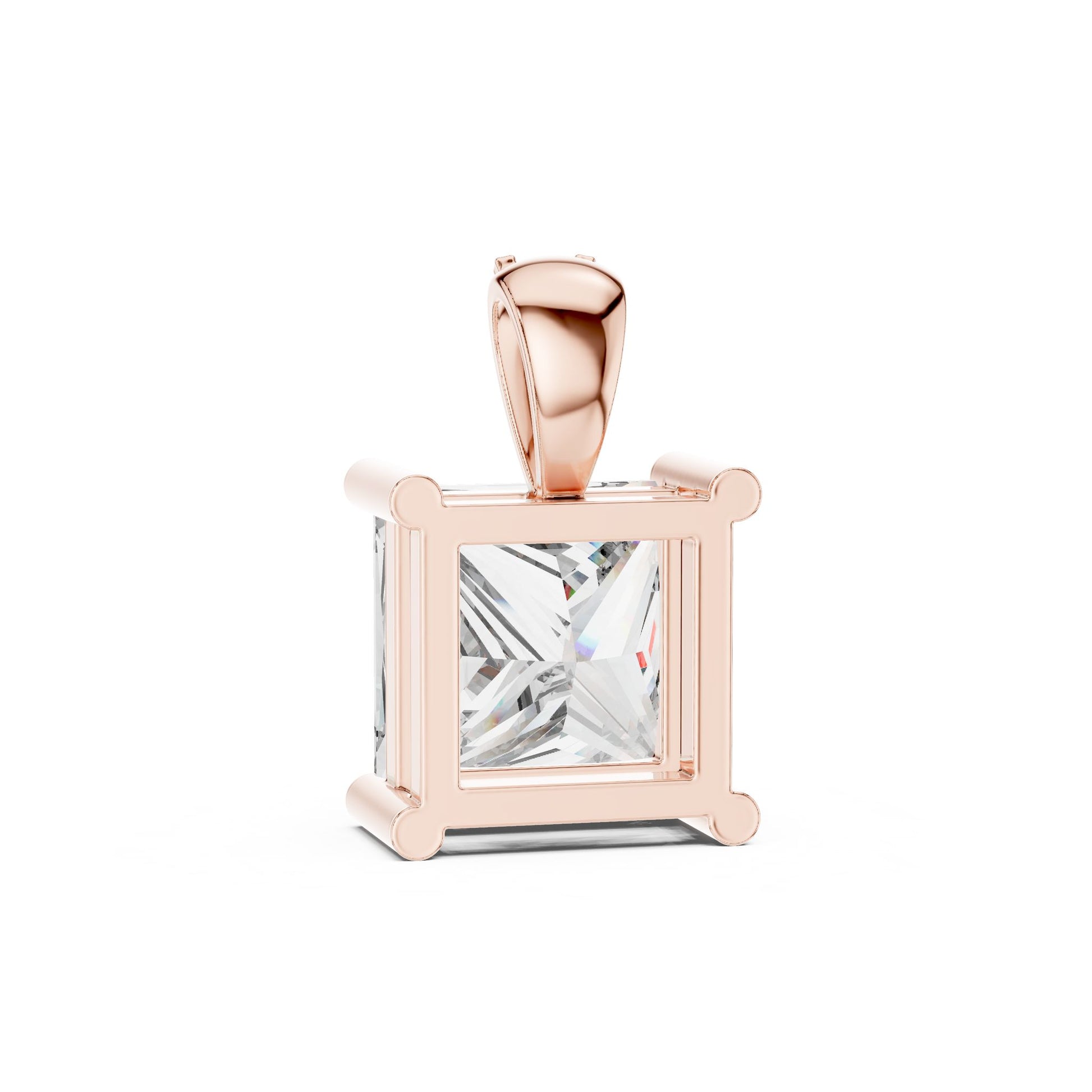 Princess Lab Grown Diamond Pendant