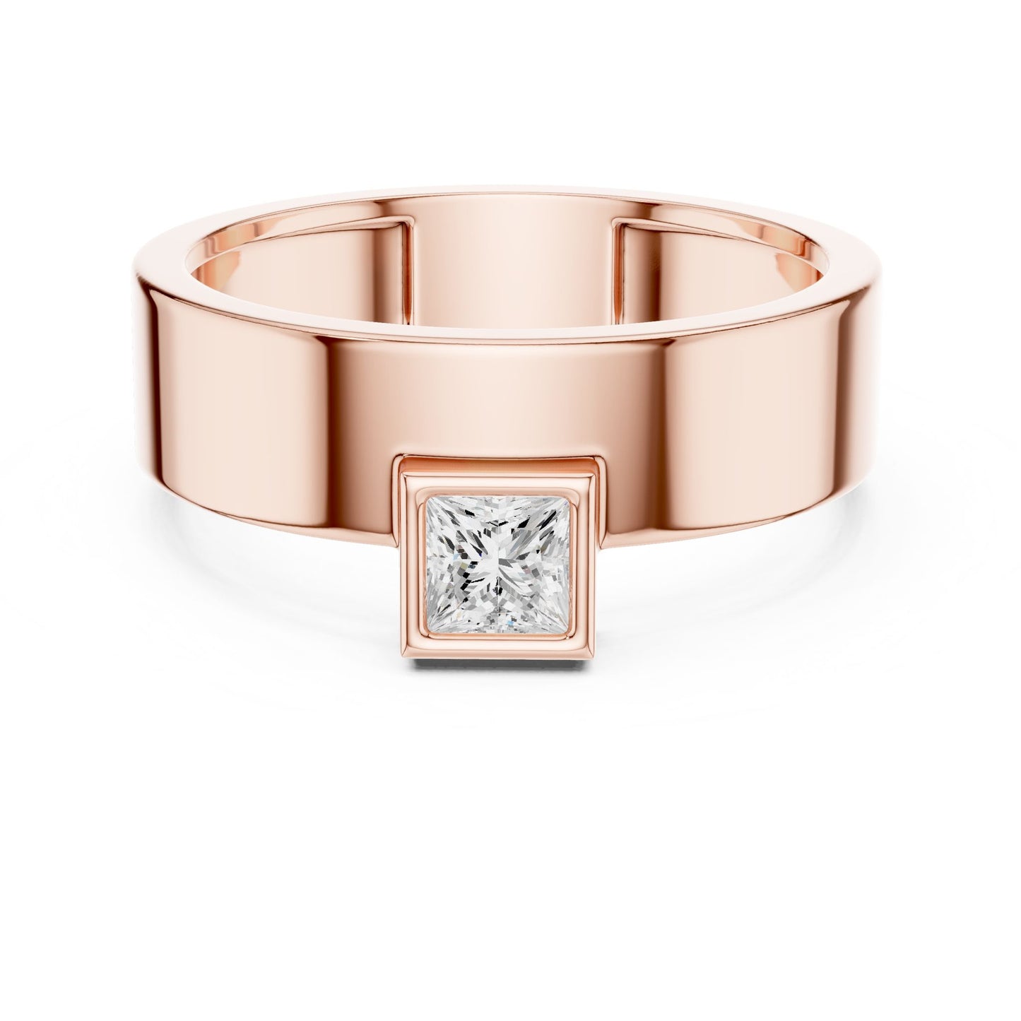 Men's Princess Lab Grown Diamond Ring