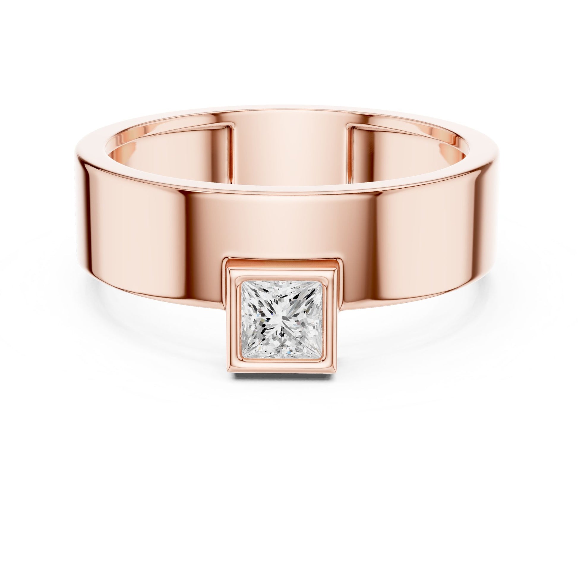 Men's Princess Lab Grown Diamond Ring