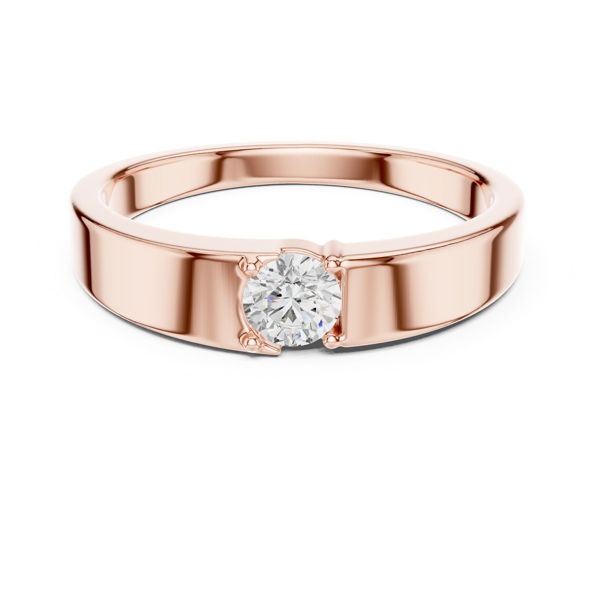 Men's Princess Lab Grown Diamond Ring