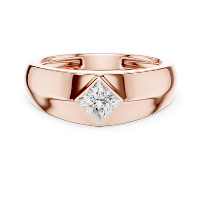 Men's Princess Lab Grown Diamond Ring