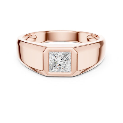 Men's Princess Lab Grown Diamond Ring