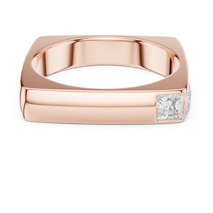 Men's Princess Lab Grown Diamond Ring