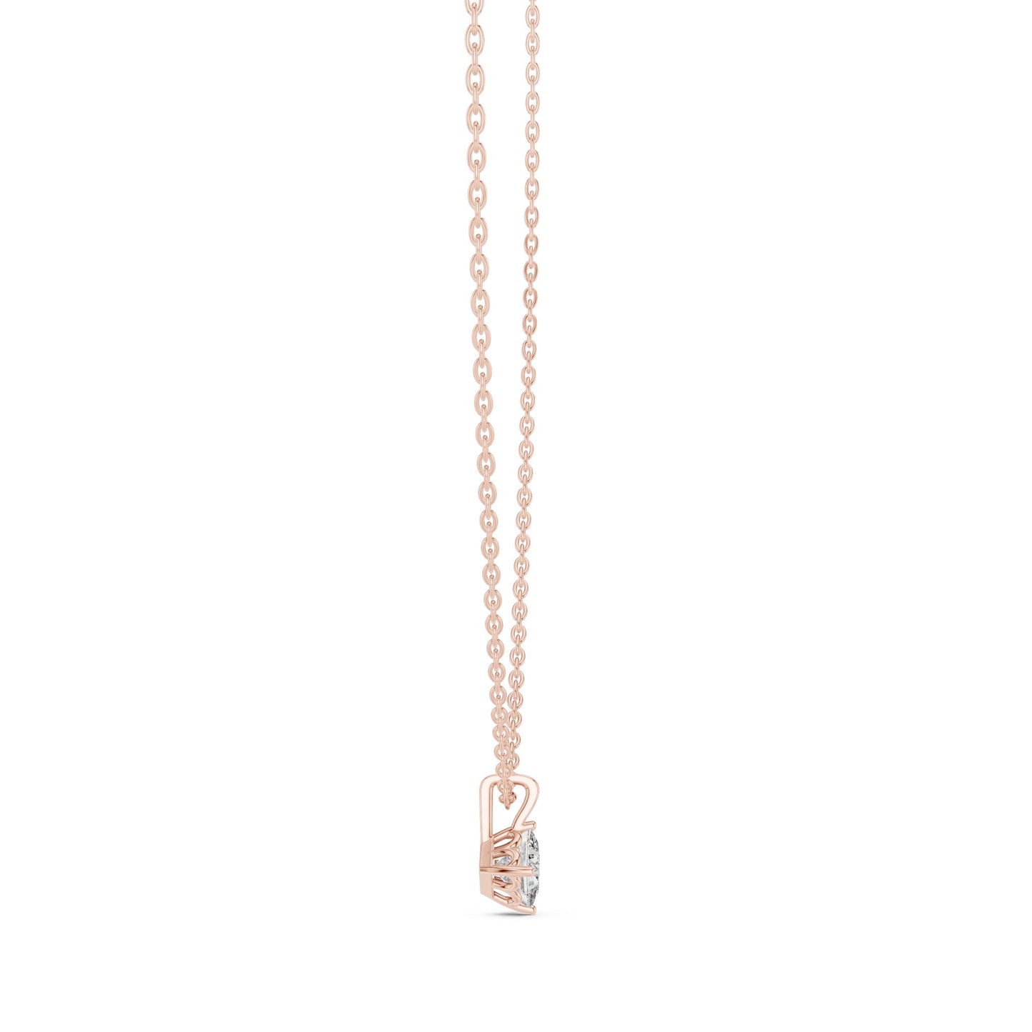 Princess Lab Grown Diamond Pendant
