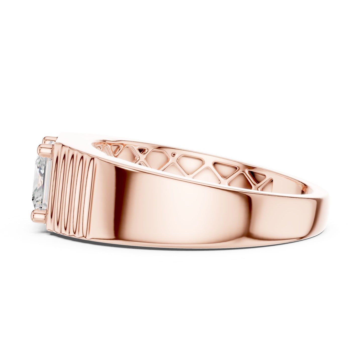 Men's Princess Lab Grown Diamond Ring