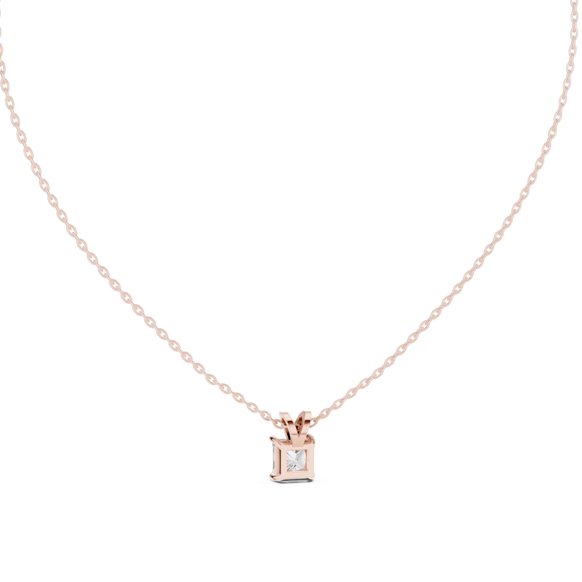 Princess Lab Grown Diamond Pendant