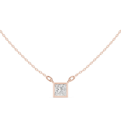 Princess Lab Grown Diamond Pendant