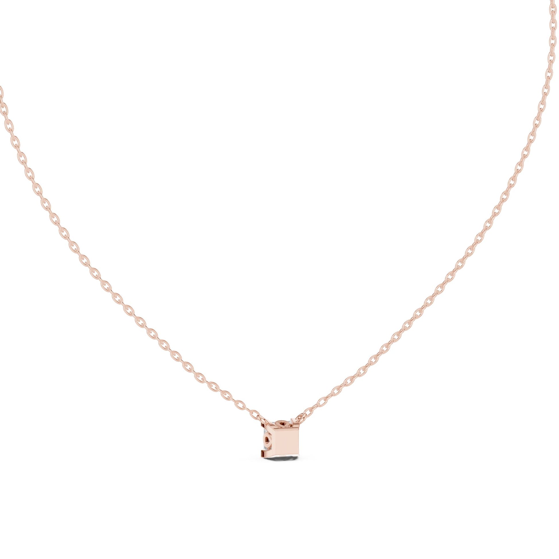 Princess Lab Grown Diamond Pendant