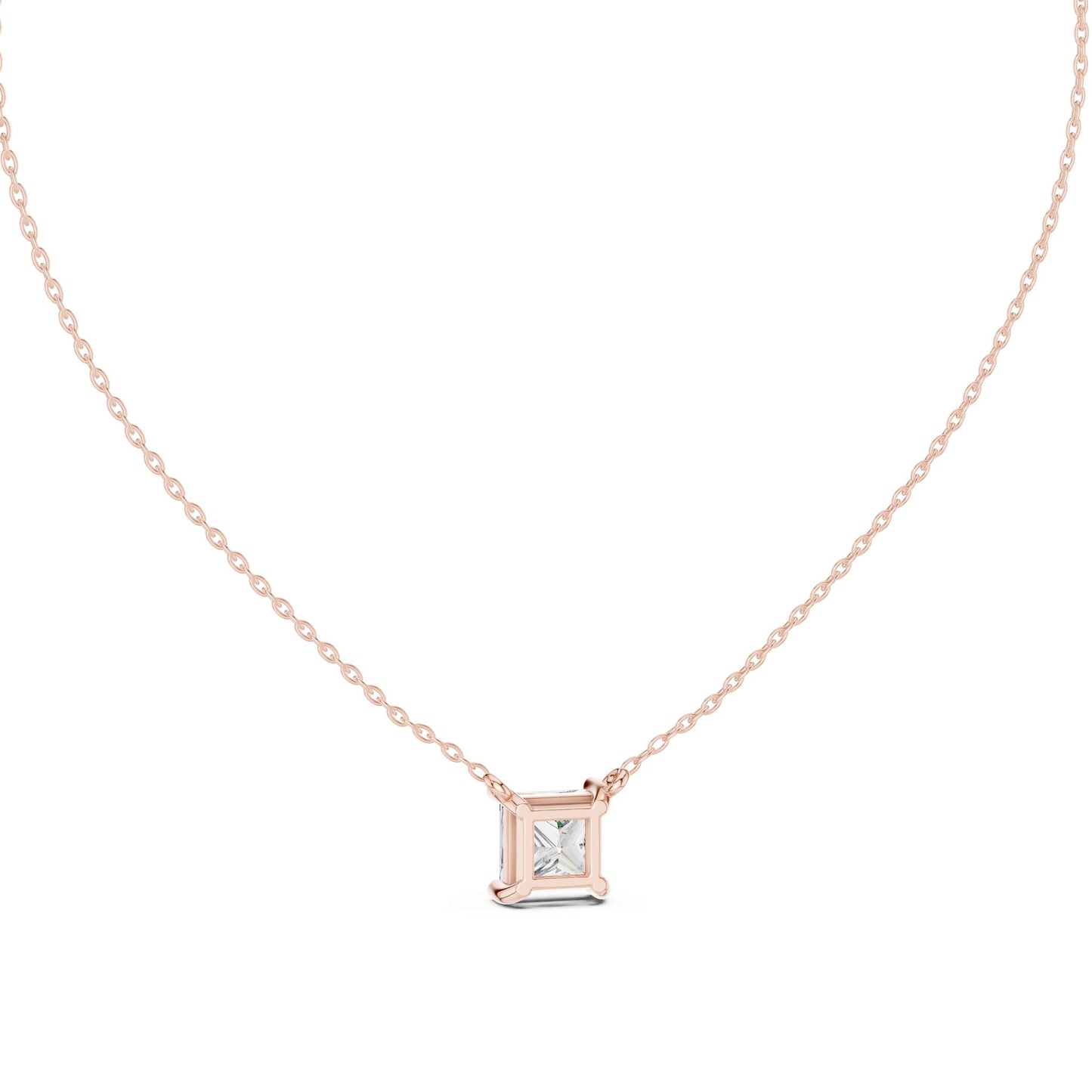 Princess Lab Grown Diamond Pendant