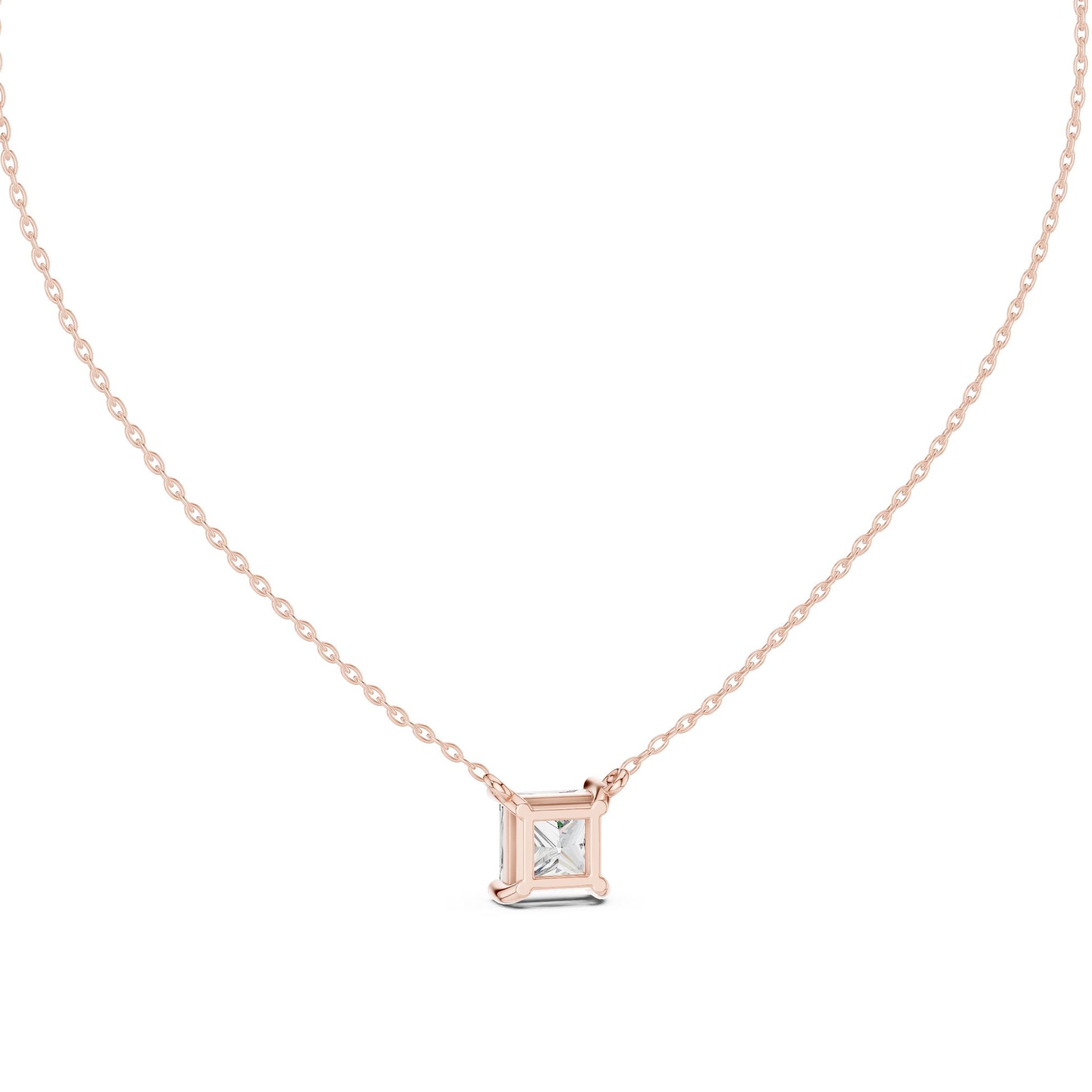Princess Lab Grown Diamond Pendant