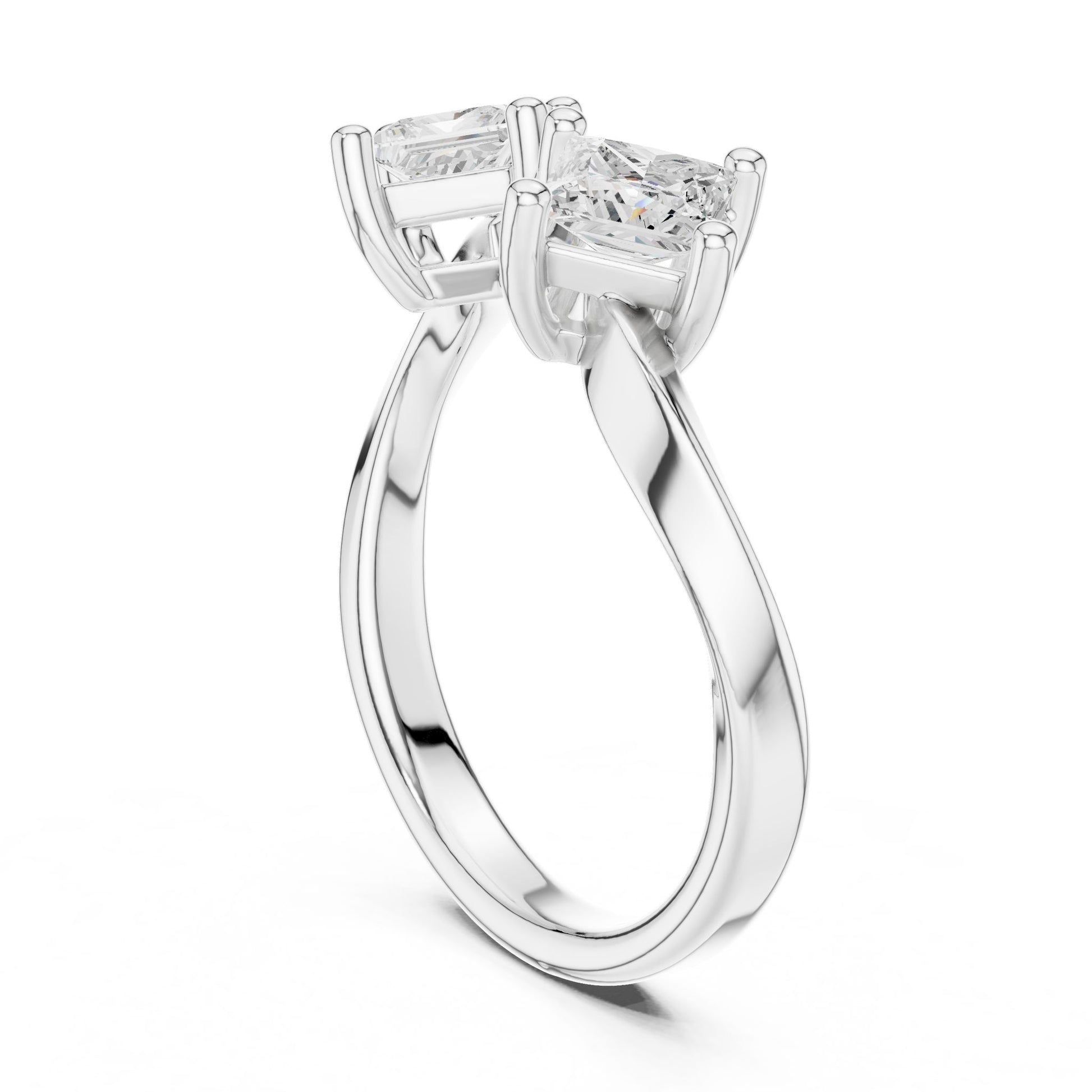 Princess Lab Grown Diamond Solitaire Engagement Ring
