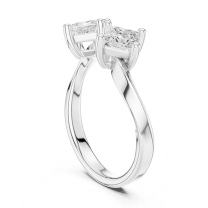 Princess Lab Grown Diamond Solitaire Engagement Ring
