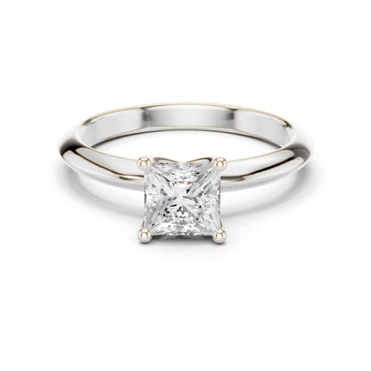 Princess Lab Grown Diamond Solitaire Engagement Ring