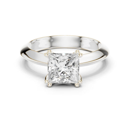 Princess Lab Grown Diamond Solitaire Engagement Ring