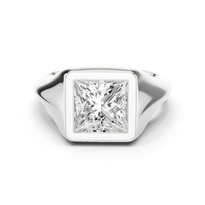 Princess Lab Grown Diamond Solitaire Engagement Ring