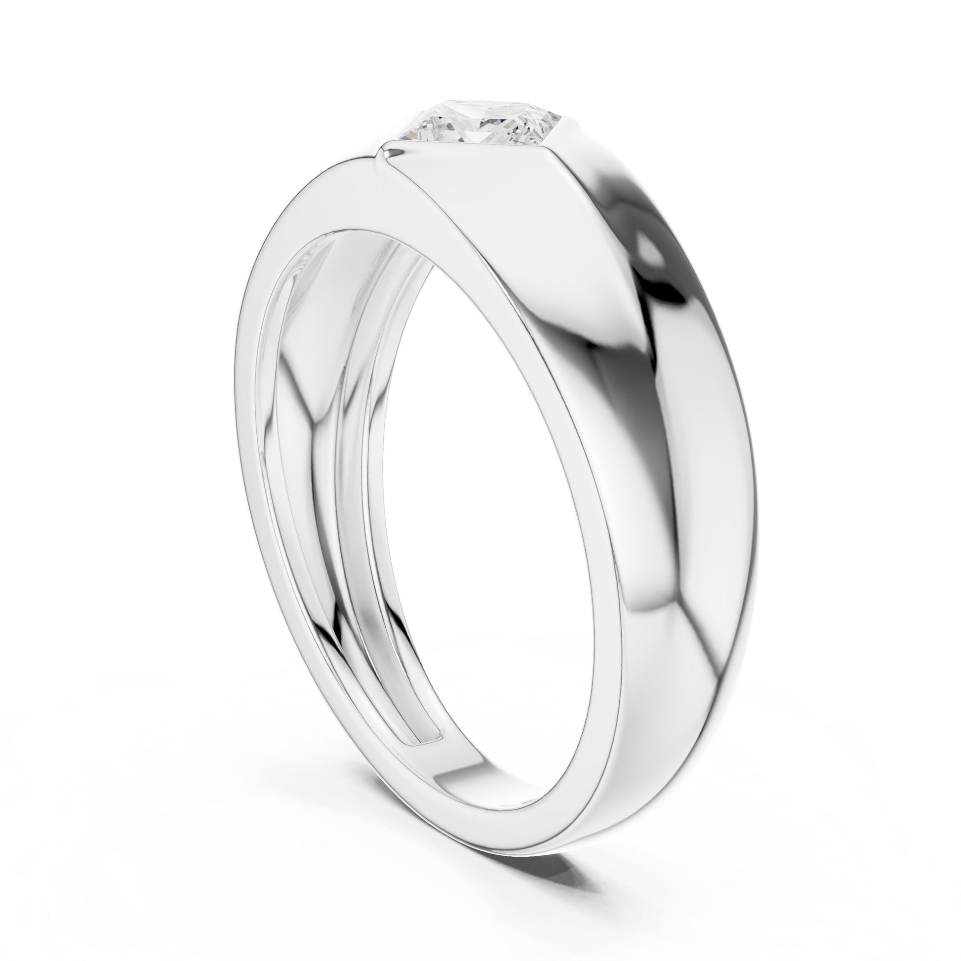 Men's Princess Lab Grown Diamond Ring